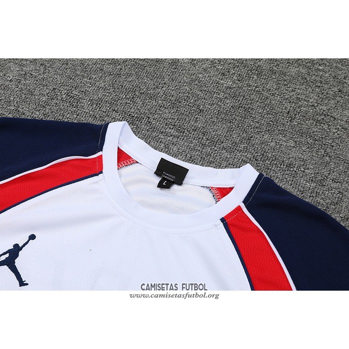 Chandal del Paris Saint-Germain Jordan Manga Corta 2022/2023 Blanco - Pantalon Corto